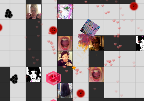 Screenshot of Friend Defense by Lydia Neon